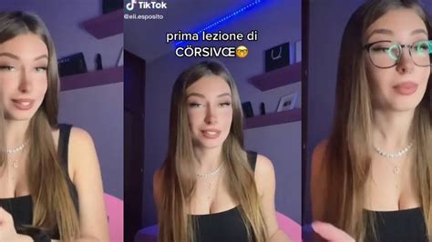 prof di corsivo nuda